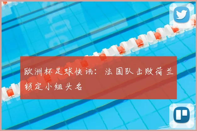欧洲杯足球快讯：法国队击败荷兰锁定小组头名