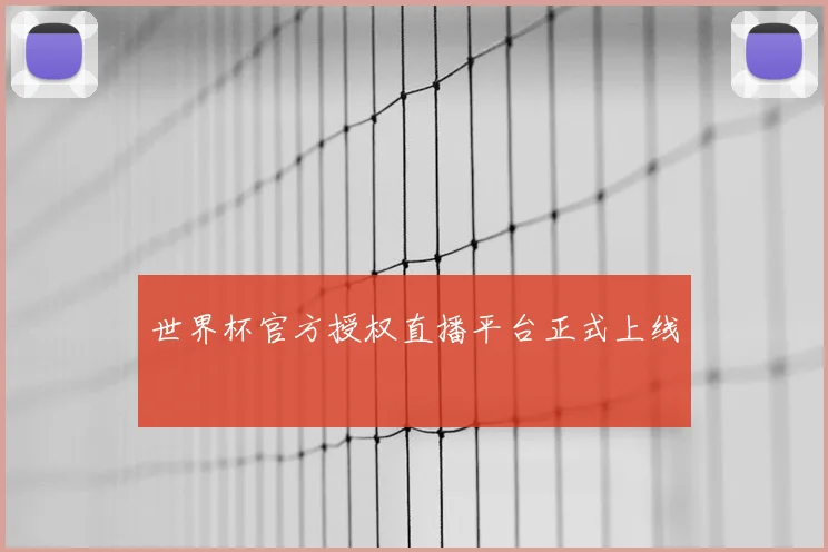 世界杯官方授权直播平台正式上线
